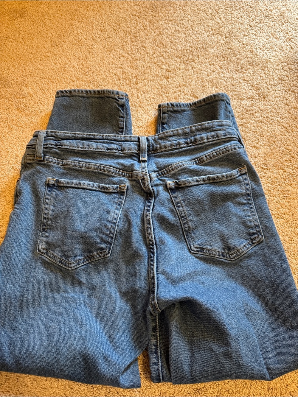 Classic High-Rise Women’s Jeans - Blue - Picture 3 of 3